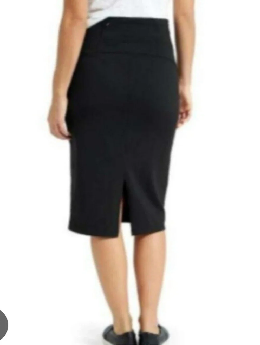 Women's Athleta Mod Metro Black Pencil Skirt Sz Medium